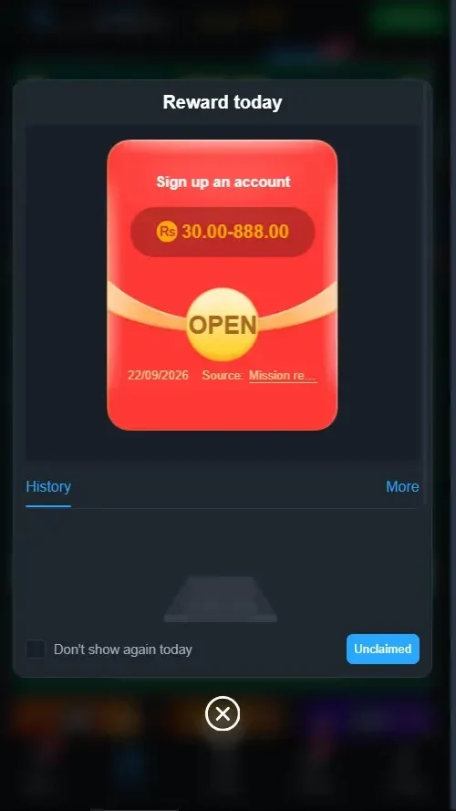 R988 Game Bonus Interface